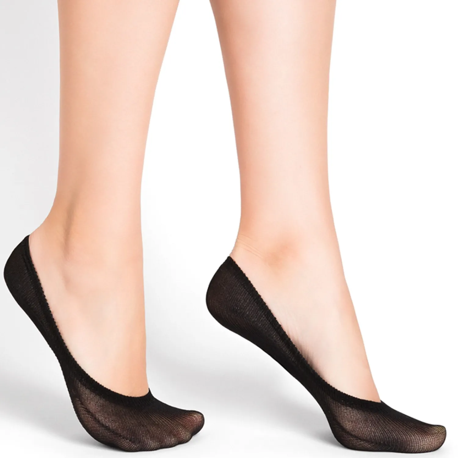 Bleu Foret Chaussettes & Collants^2 paires de chaussettes invisibles BLEUFORET es Pointure 36-38 NOIR