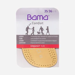 Bama Semelles|Semelles^1/2 semelle en cuir NATUREL
