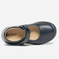 Eram Ballerines^Babies bleu en cuir et verni MARINE
