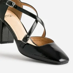 Eram Escarpins^Babies e brides croisées NOIR