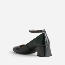 Eram Escarpins^Babies e en cuir NOIR