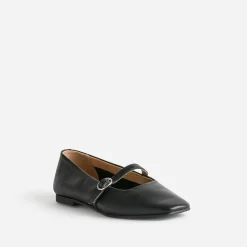 Eram Ballerines^Babies e plate à bride NOIR