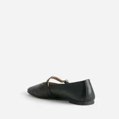 Eram Ballerines^Babies e plate à bride NOIR