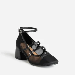 Eram Escarpins^Babies e résille à talon NOIR