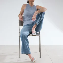 Eram Escarpins^Babies slingback en cuir lisse ARGENT