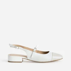 Eram Ballerines^Babies slingback écrue cuir ECRU