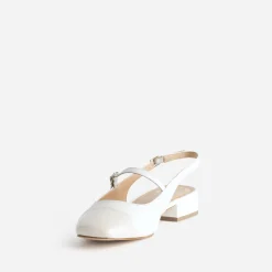 Eram Ballerines^Babies slingback écrue cuir ECRU