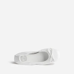 Buggy Ballerines^Ballerine he en cuir BLANC