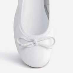 Buggy Ballerines^Ballerine he en cuir BLANC