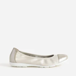 Caprice Ballerines^Ballerine élastiquée à bout irisé BEIGE
