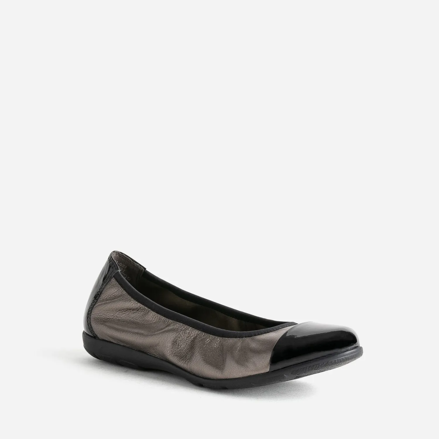 Caprice Ballerines^Ballerine bronze élastiquée à bout verni METALISE