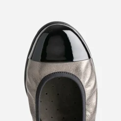 Caprice Ballerines^Ballerine bronze élastiquée à bout verni METALISE
