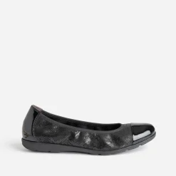 Caprice Ballerines^Ballerine e élastiquée à bout verni NOIR