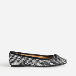 Eram Ballerines^Ballerine noire décor strass METALISE
