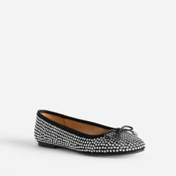 Eram Ballerines^Ballerine noire décor strass METALISE