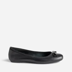 Eram Ballerines^Ballerine e en cuir avec noeud NOIR