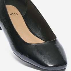 Eram Ballerines^Ballerine e vernie à bout carré NOIR