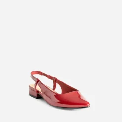 Eram Ballerines^Ballerine slingback vernie ROUGE