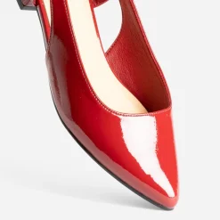Eram Ballerines^Ballerine slingback vernie ROUGE