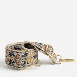 Eram Autres Accessoires^Bandoulière amovible TEXTO beige à motif indien MULTICOLORE