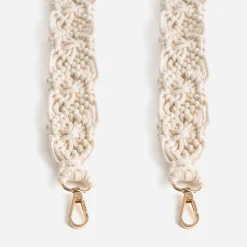 Texto Autres Accessoires^Bandoulière façon macramé BEIGE