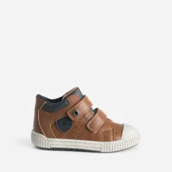 Buggy Chaussures Montantes^Basket à scratchs COGNAC