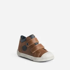 Buggy Chaussures Montantes^Basket à scratchs COGNAC