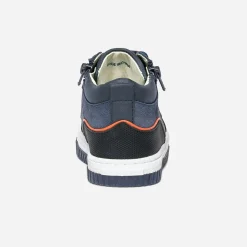 Buggy Chaussures Montantes^Basket marine zippée BLEU