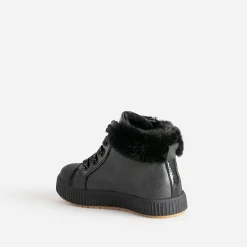 Buggy Boots^Basket e détails cœurs NOIR