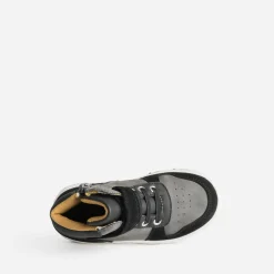 Buggy Chaussures Montantes^Basket noire et grise BLEU