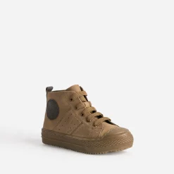 Buggy Chaussures Montantes^Basket éco-conçue marron en cuir COGNAC