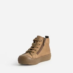 Buggy Chaussures Montantes^Basket éco-conçue marron en cuir COGNAC