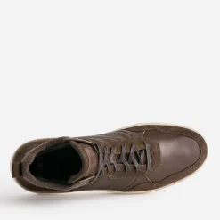 Eram Baskets/Tennis^Basket bi-matière MARRON