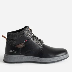 Eram Boots|Baskets/Tennis^Basket et textile chiné NOIR