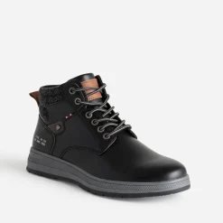 Eram Boots|Baskets/Tennis^Basket et textile chiné NOIR