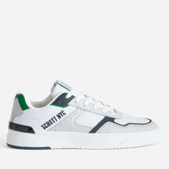 Schott Baskets/Tennis^Basket he, grise et verte BLANC