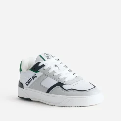 Schott Baskets/Tennis^Basket he, grise et verte BLANC