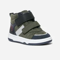 Buggy Chaussures Montantes^Baskets kaki à double scratchs VERT