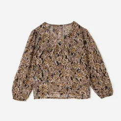 Texto Chemises & Blouses^Blouse à imprimé ethnique floral MARRON