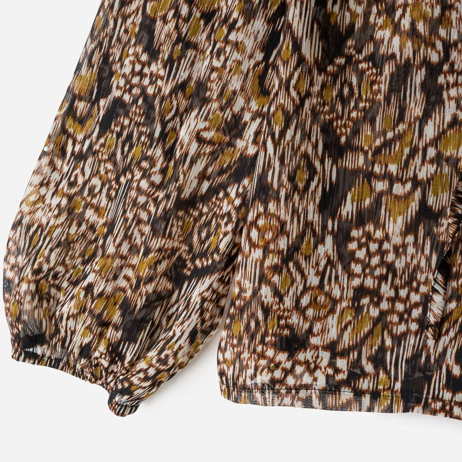 Texto Chemises & Blouses^Blouse à imprimé ethnique floral MARRON