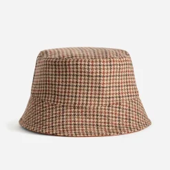 Eram Chapeaux, Bonnets & Casquettes^Bob réversible cognac et carreaux CAMEL