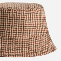 Eram Chapeaux, Bonnets & Casquettes^Bob réversible cognac et carreaux CAMEL