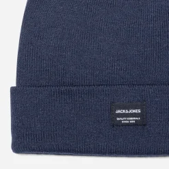 Jack & Jones Chapeaux, Bonnets & Casquettes|Accessoires^Bonnet homme marine en tricot BLEU