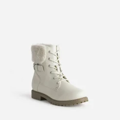 Buggy Boots^Boots à lacet fourré BEIGE