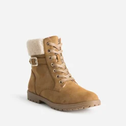 Buggy Boots^Boots à lacet suédé CAMEL