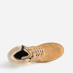 Buggy Boots^Boots à lacet suédé CAMEL