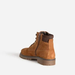 Buggy Chaussures Montantes^Boots à lacet cognac cuir velours CAMEL