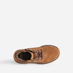 Buggy Chaussures Montantes^Boots à lacet cognac cuir velours CAMEL