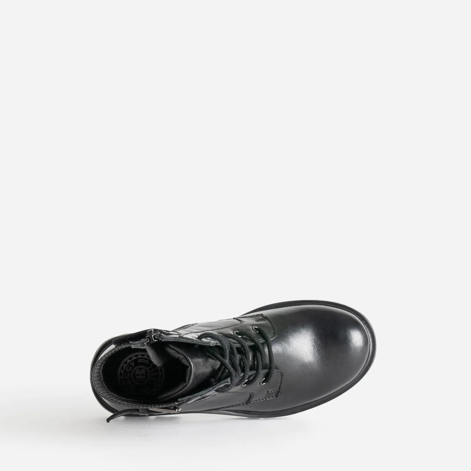 Buggy Boots^Boots à lacet en cuir NOIR