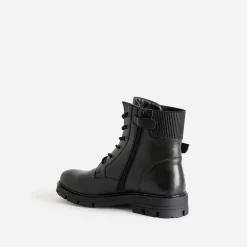Buggy Boots^Boots à lacet en cuir NOIR